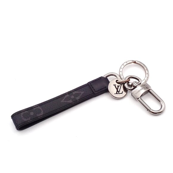 LOUIS VUITTON Porte Cles Dragonne Key Chain Monogram Eclipse - Picture 6 of 9